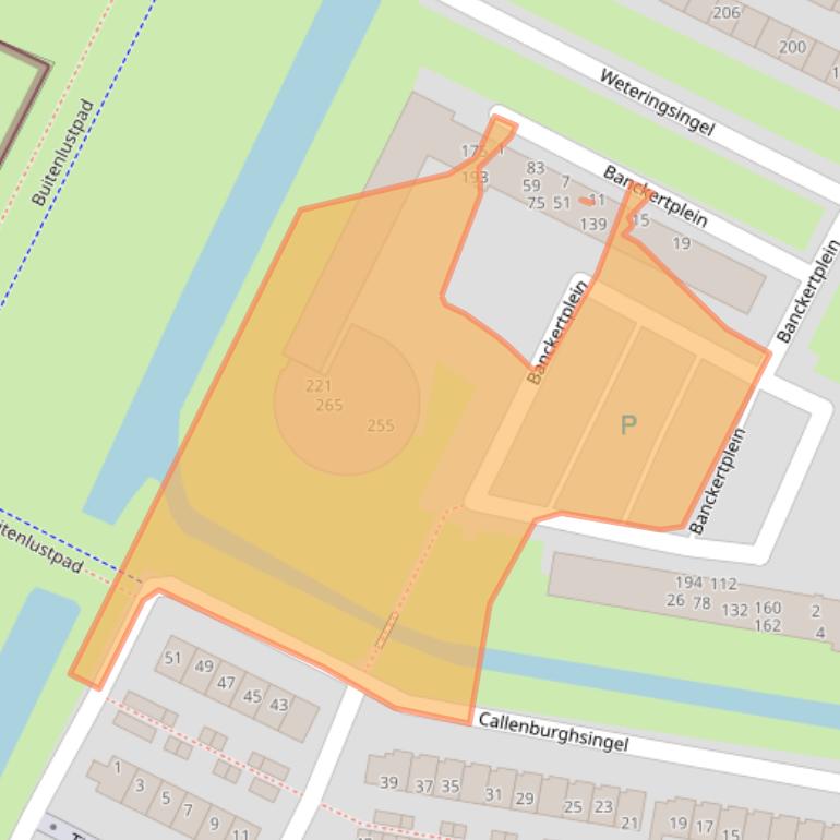 Kaart van postcodegebied 3342TH.