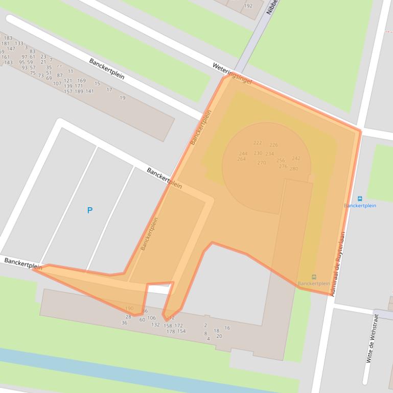 Kaart van postcodegebied 3342TP.