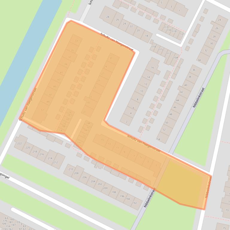 Kaart van postcodegebied 3342VE.