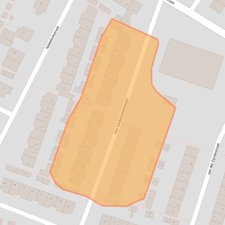 Kaart van postcodegebied 3342VP.