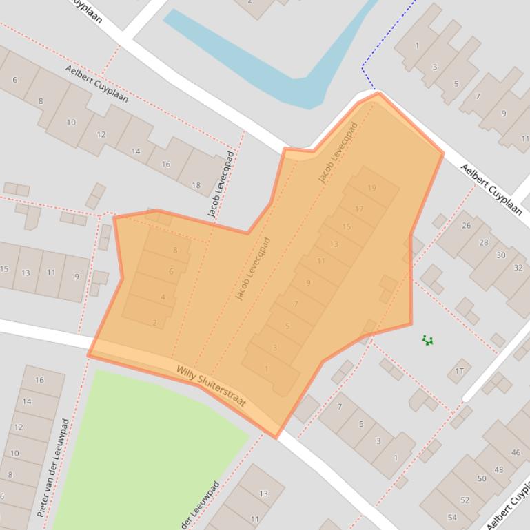 Kaart van postcodegebied 3343DM.