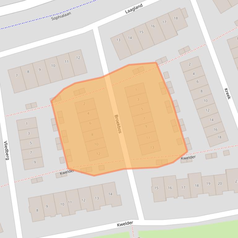 Kaart van postcodegebied 3344GP.