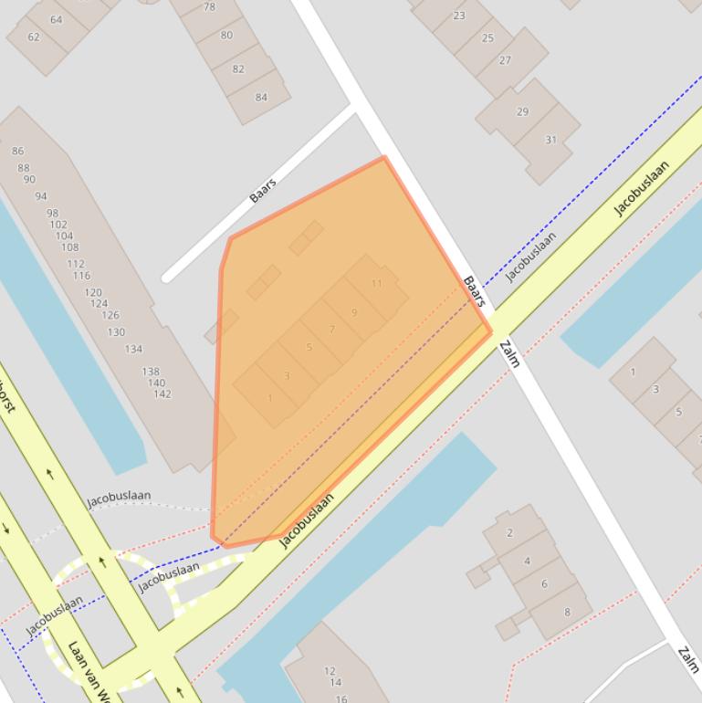 Kaart van postcodegebied 3344HH.