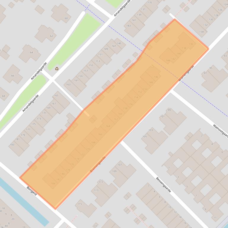 Kaart van postcodegebied 3344PH.