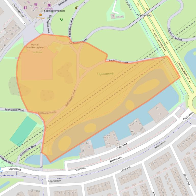 Kaart van postcodegebied 3344PL.