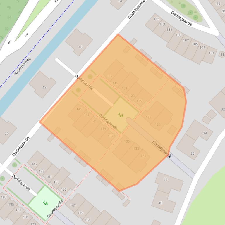 Kaart van postcodegebied 3344RK.