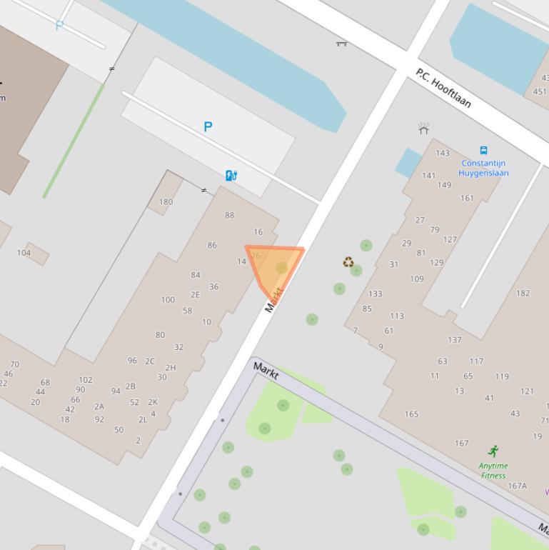 Kaart van postcodegebied 3351AZ.