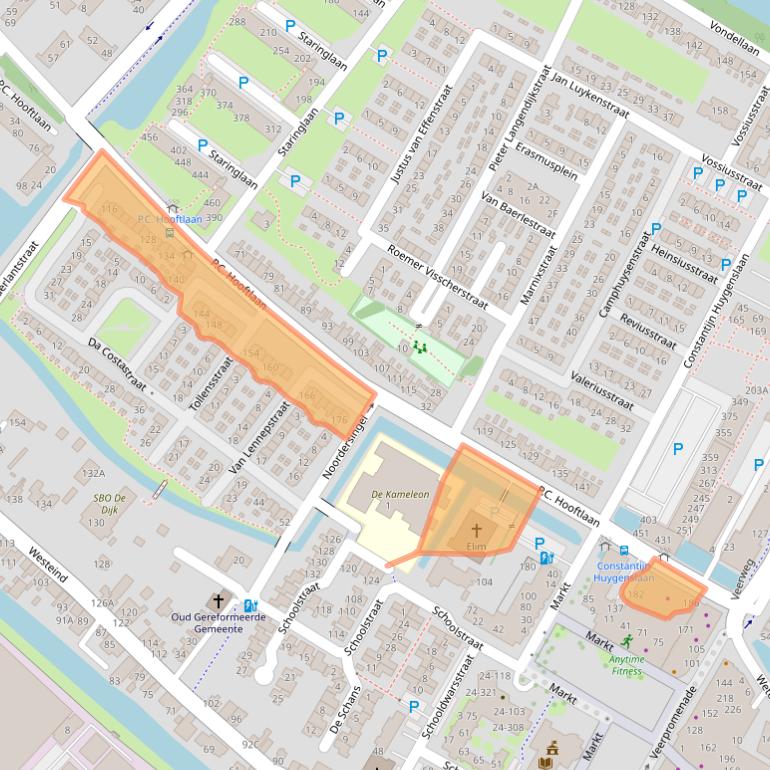 Kaart van postcodegebied 3351ER.