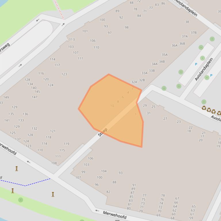 Kaart van postcodegebied 3351NH.