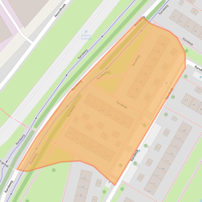 Kaart van postcodegebied 3351SK.