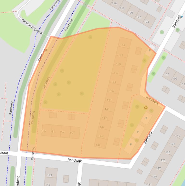 Kaart van postcodegebied 3351SL.