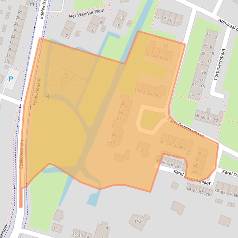 Kaart van postcodegebied 3354XG.