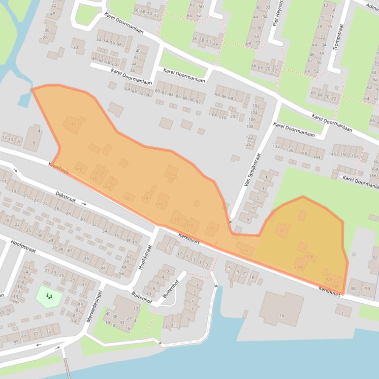 Kaart van postcodegebied 3354XM.