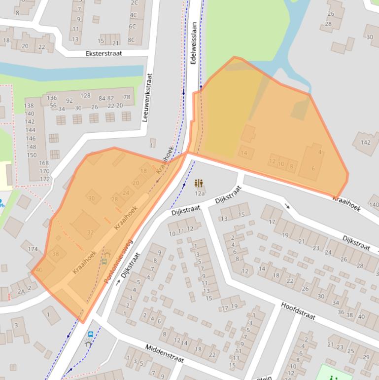 Kaart van postcodegebied 3354XN.