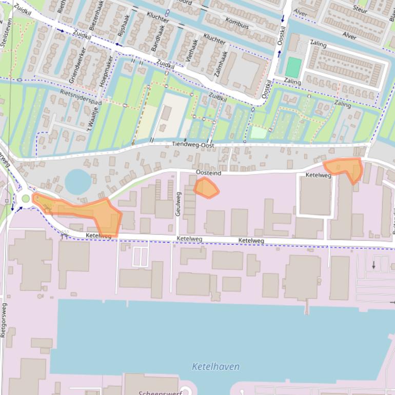 Kaart van postcodegebied 3356AB.