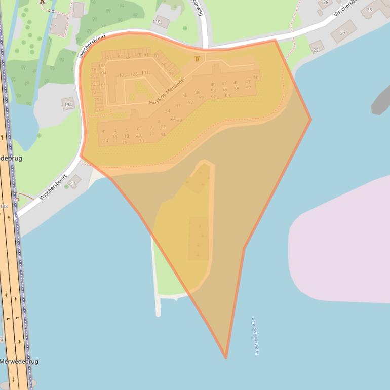 Kaart van postcodegebied 3356AK.