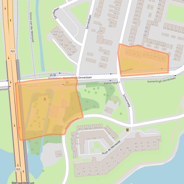 Kaart van postcodegebied 3356BP.