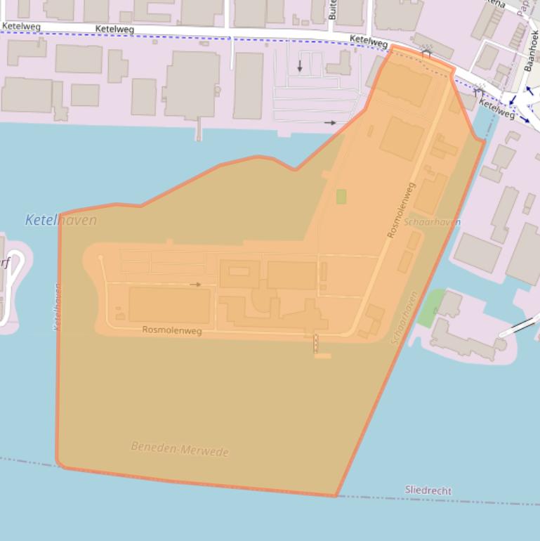 Kaart van postcodegebied 3356LK.