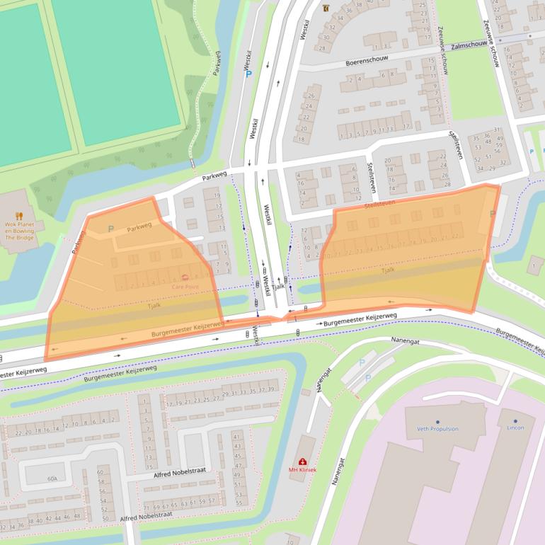 Kaart van postcodegebied 3356MB.