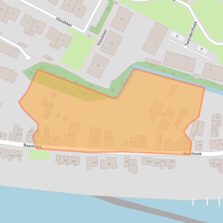 Kaart van postcodegebied 3361GC.