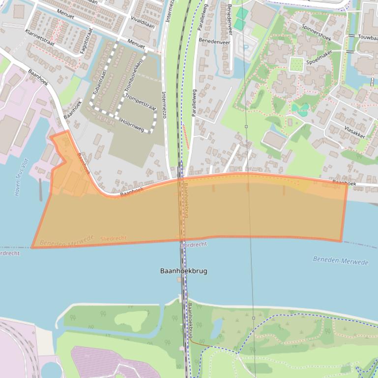 Kaart van postcodegebied 3361GM.