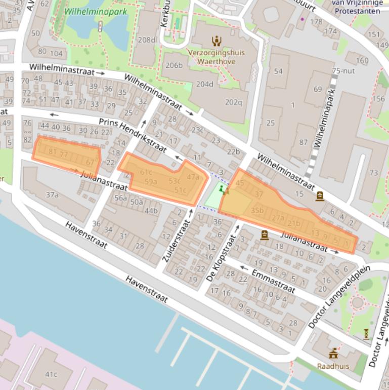 Kaart van postcodegebied 3361XG.