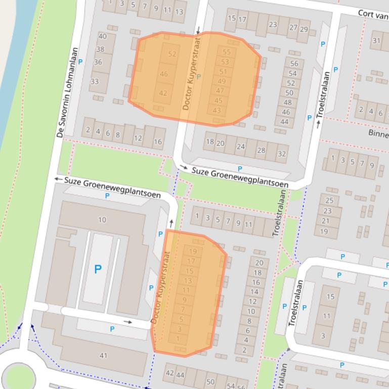 Kaart van postcodegebied 3362CH.