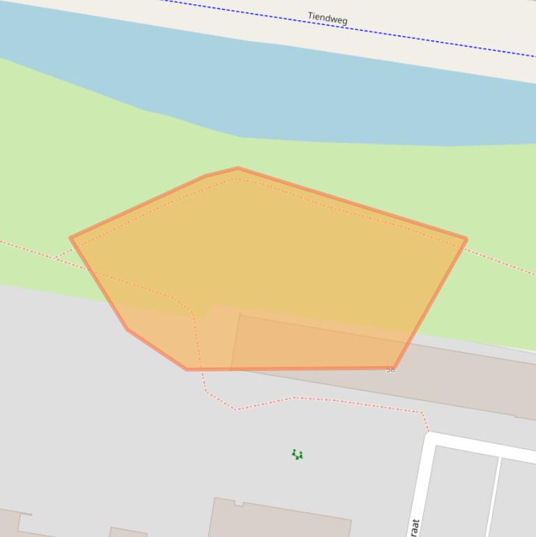 Kaart van postcodegebied 3362EE.