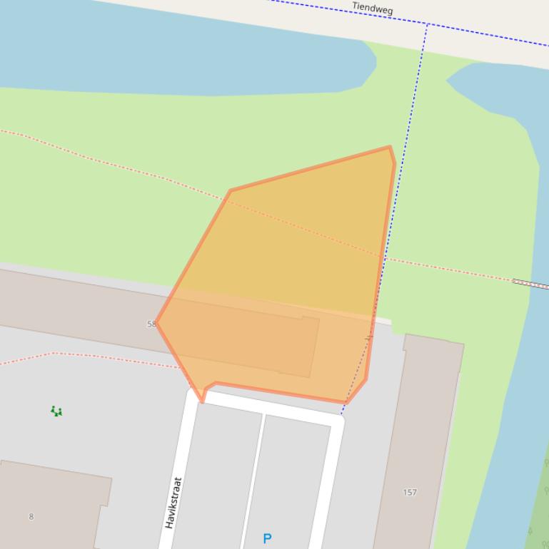 Kaart van postcodegebied 3362EH.