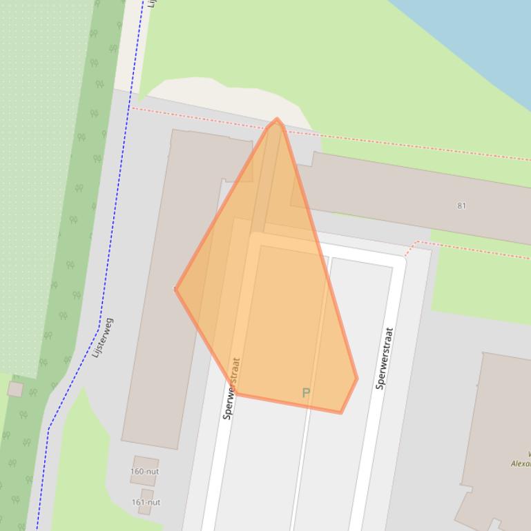 Kaart van postcodegebied 3362EP.