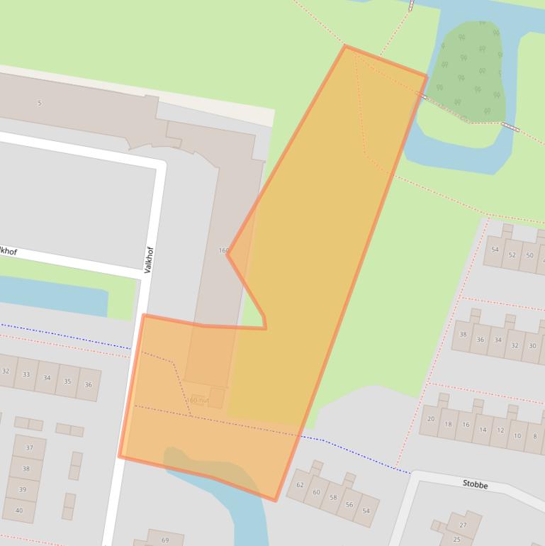 Kaart van postcodegebied 3362GG.