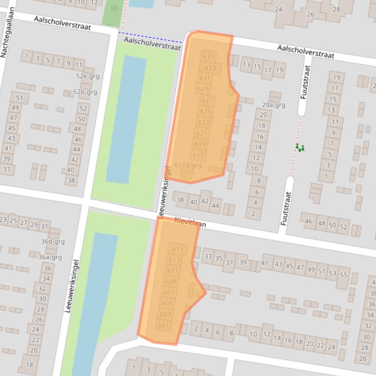 Kaart van postcodegebied 3362NH.