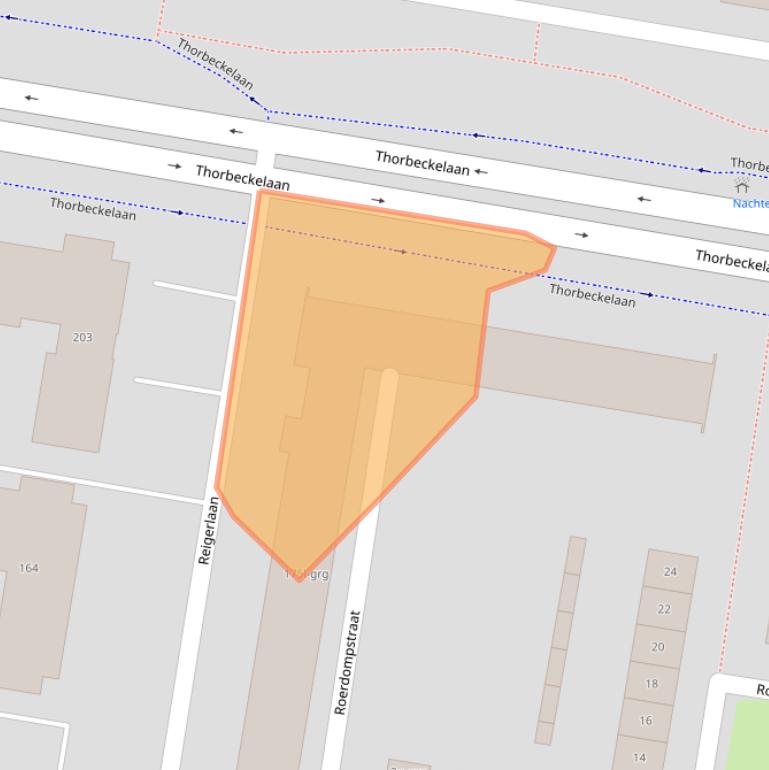 Kaart van postcodegebied 3362PJ.