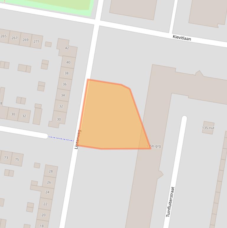 Kaart van postcodegebied 3362PN.