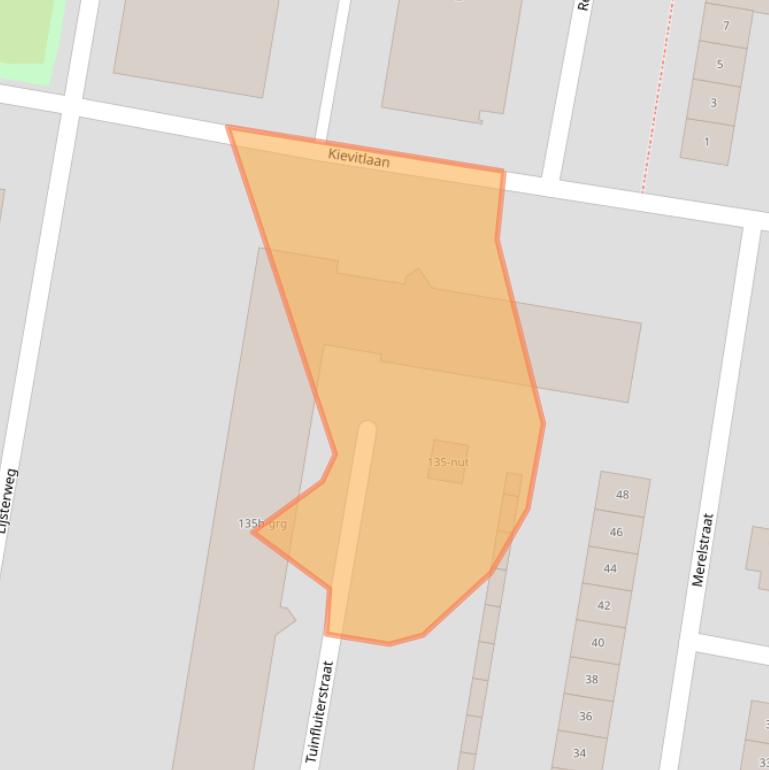 Kaart van postcodegebied 3362PS.