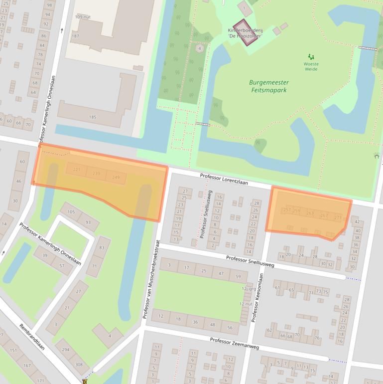 Kaart van postcodegebied 3362SH.