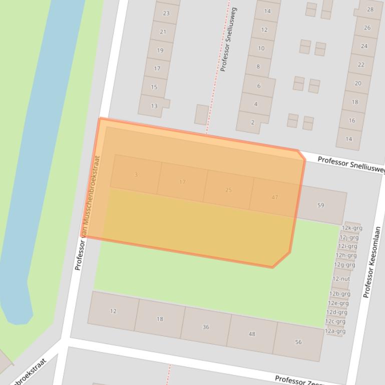 Kaart van postcodegebied 3362SL.