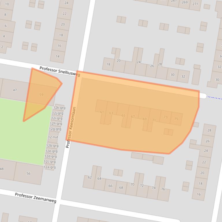 Kaart van postcodegebied 3362SM.