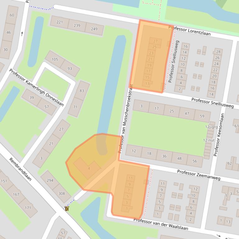 Kaart van postcodegebied 3362SW.
