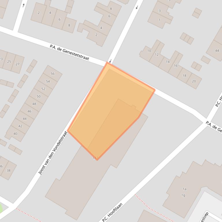 Kaart van postcodegebied 3362TM.