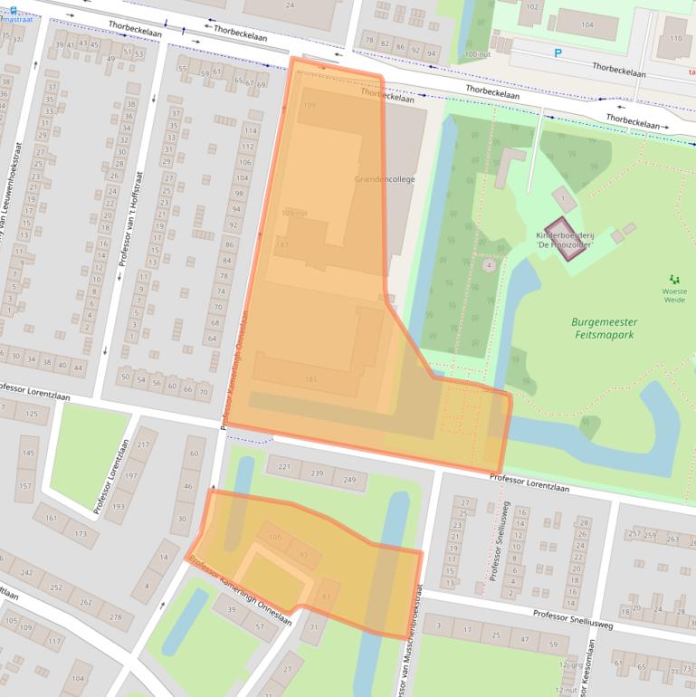 Kaart van postcodegebied 3362VE.