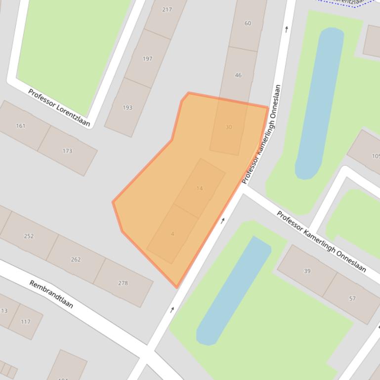 Kaart van postcodegebied 3362VG.