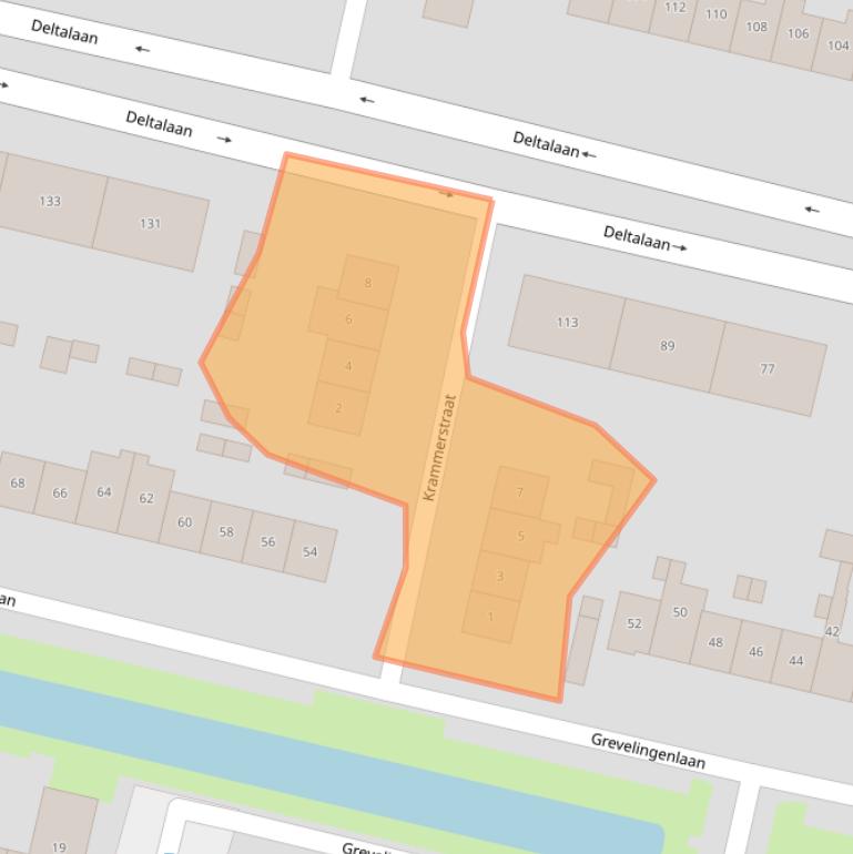 Kaart van postcodegebied 3363CG.