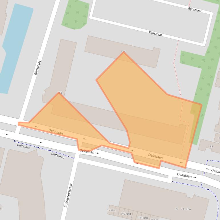 Kaart van postcodegebied 3363ED.