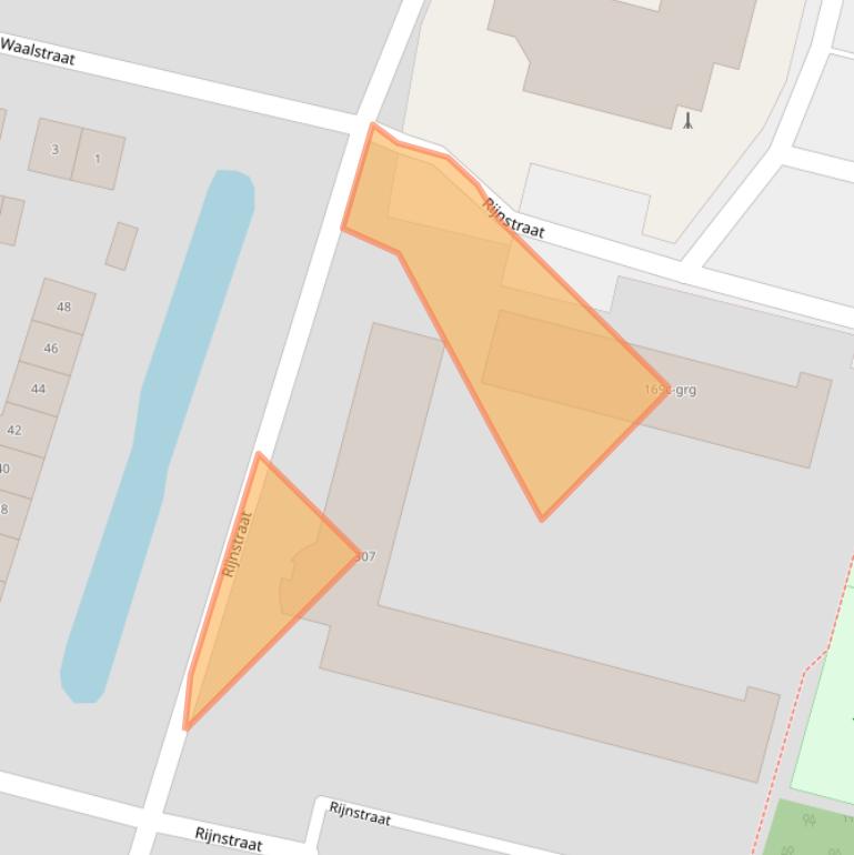 Kaart van postcodegebied 3363EH.