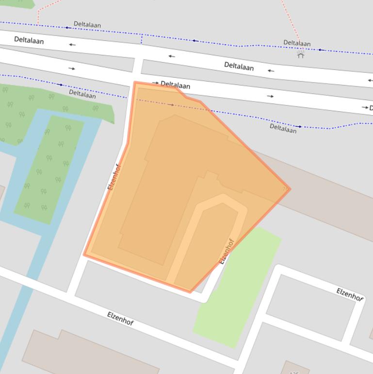 Kaart van postcodegebied 3363HB.