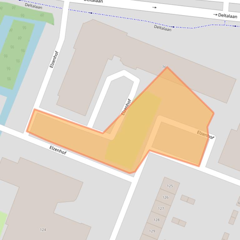 Kaart van postcodegebied 3363HC.