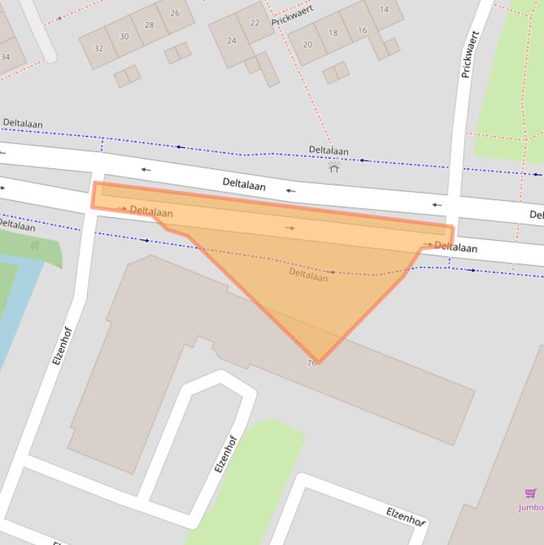 Kaart van postcodegebied 3363HD.