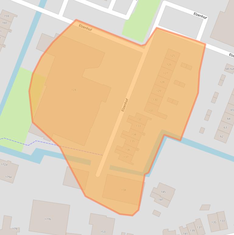 Kaart van postcodegebied 3363HE.