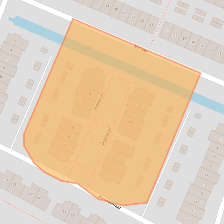 Kaart van postcodegebied 3363KK.